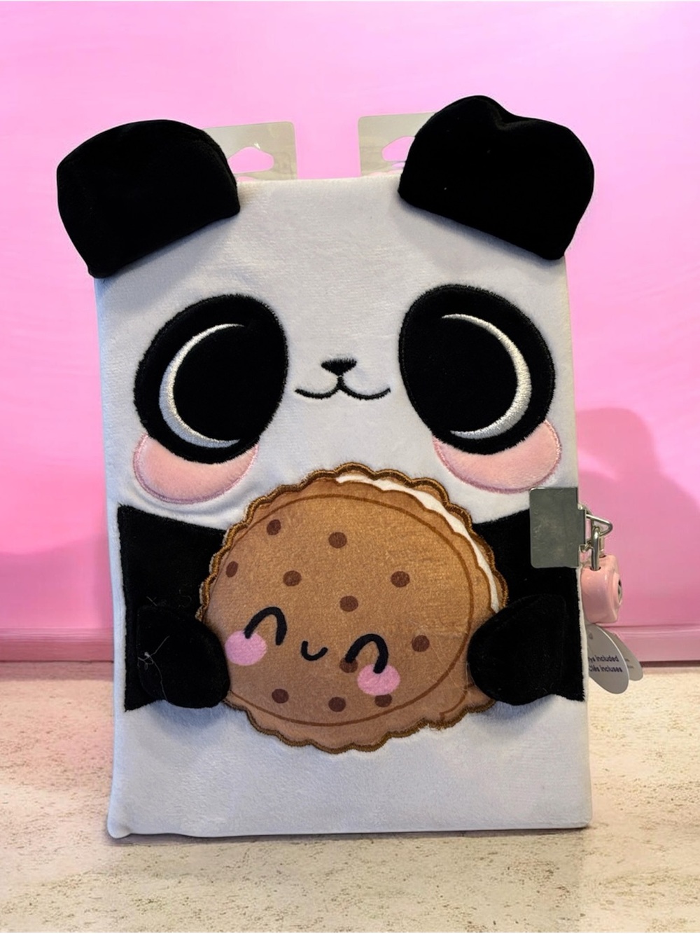 Claire's Panda and Cookie Journal with Lock and Keys